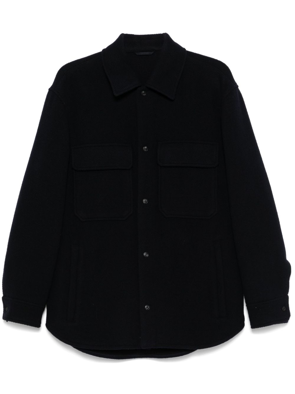 Wool overshirt