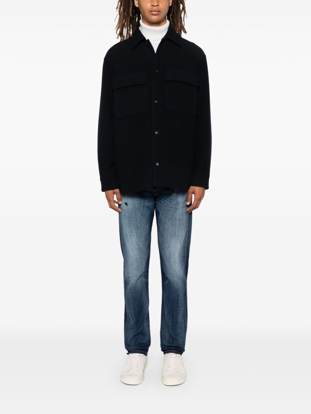 Wool overshirt