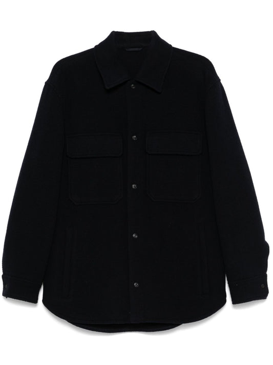 Wool overshirt