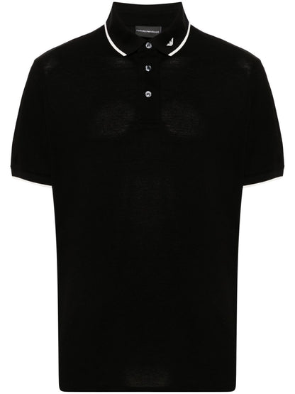 Logo cotton polo shirt