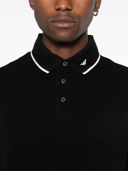 Logo cotton polo shirt