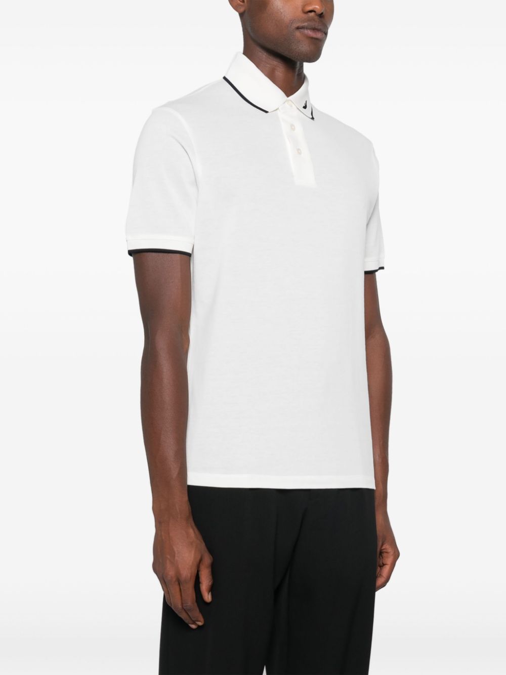 Logo cotton polo shirt