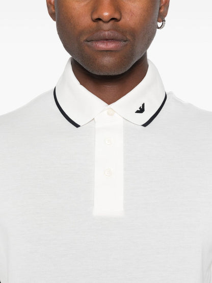 Logo cotton polo shirt