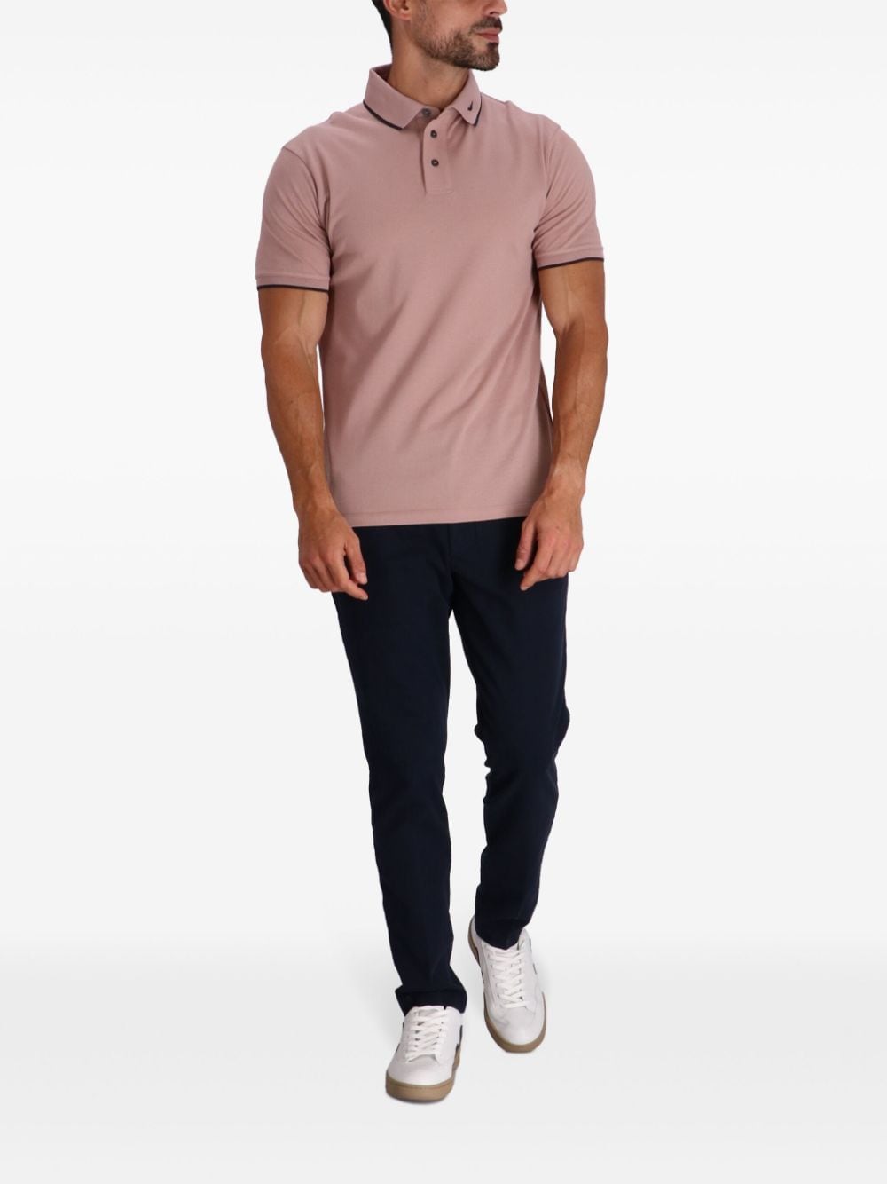 Logo cotton polo shirt