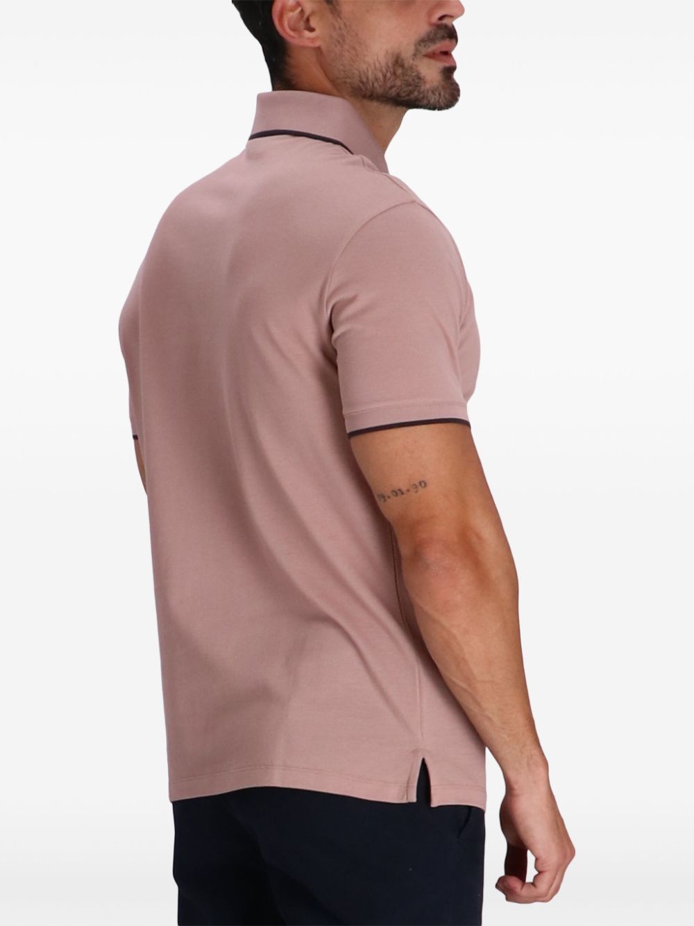 Logo cotton polo shirt