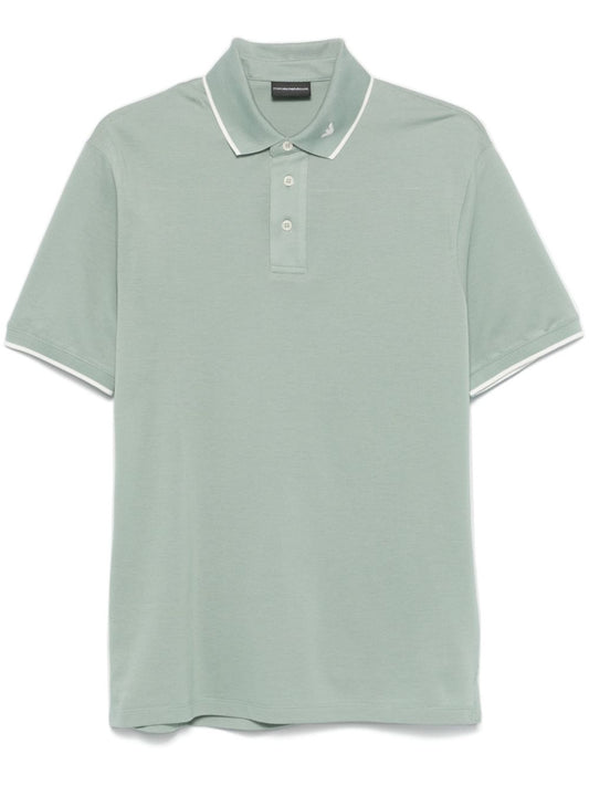 Logo cotton polo shirt