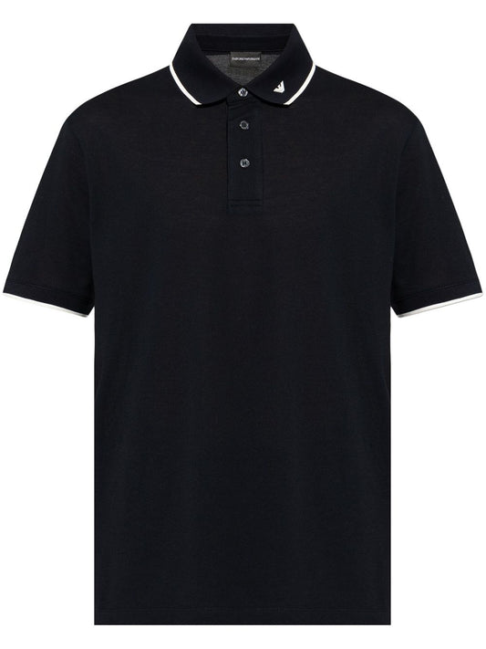 Logo cotton polo shirt