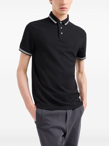 Logo cotton polo shirt