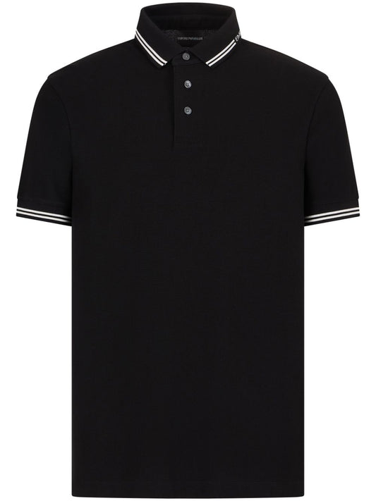 Logo cotton polo shirt