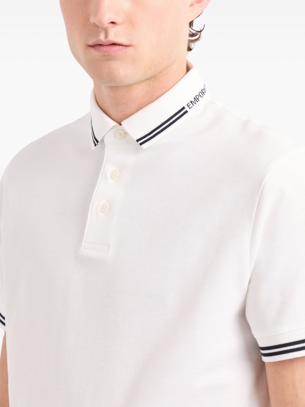 Logo cotton polo shirt