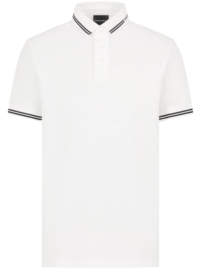 Logo cotton polo shirt