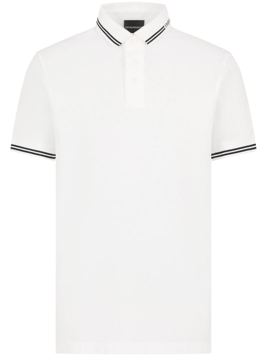 Logo cotton polo shirt