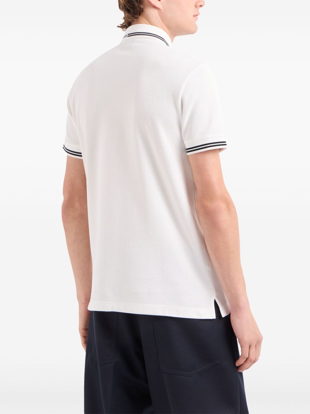 Logo cotton polo shirt