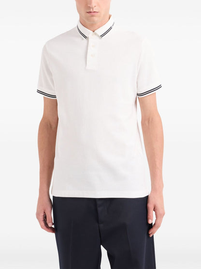 Logo cotton polo shirt