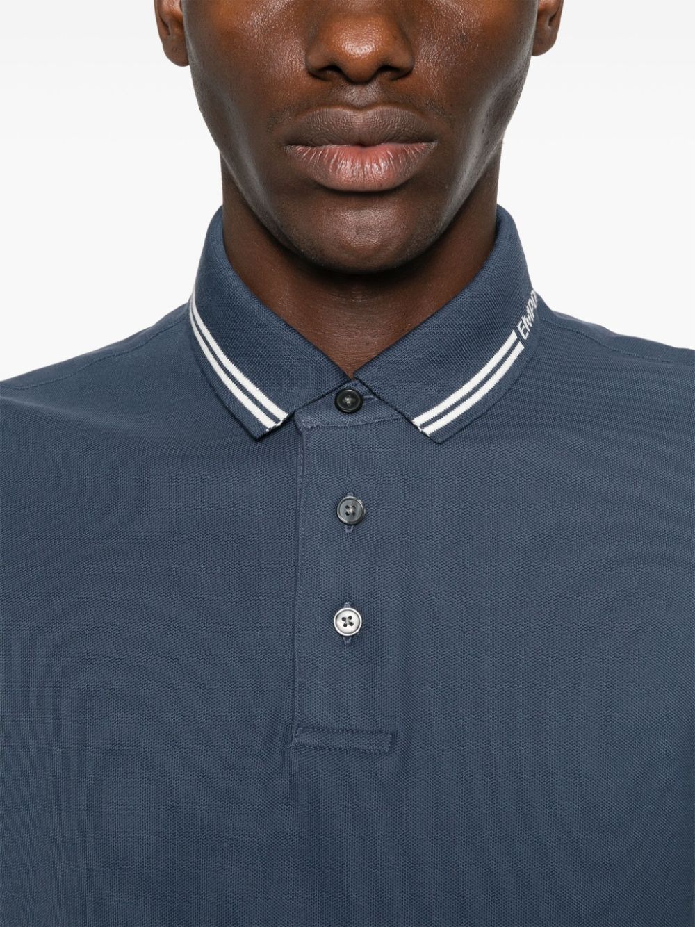 Logo cotton polo shirt