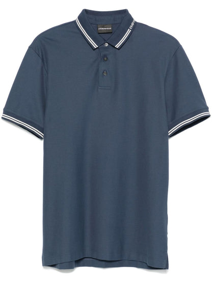 Logo cotton polo shirt