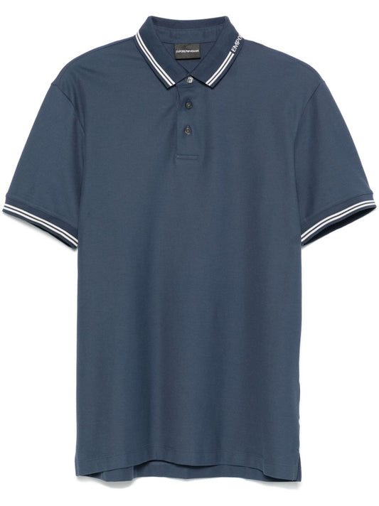 Logo cotton polo shirt