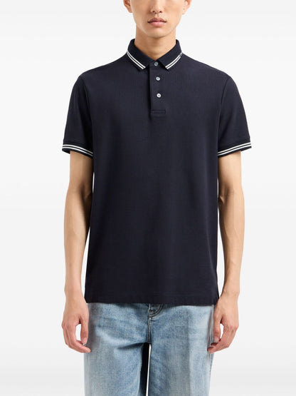 Logo cotton polo shirt