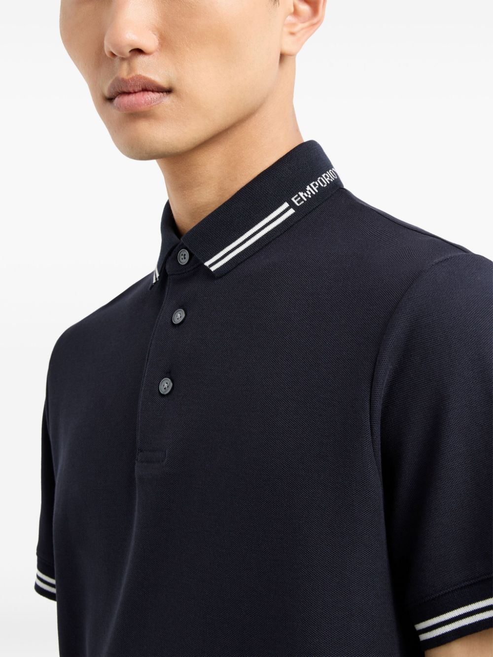 Logo cotton polo shirt