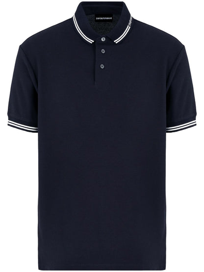 Logo cotton polo shirt