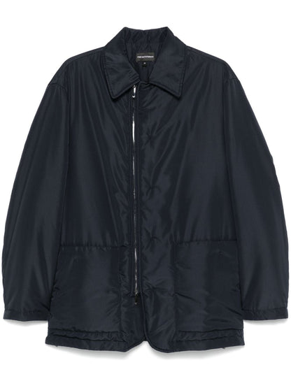 Nylon caban coat