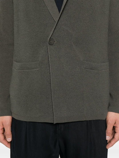 Wool single-breasted jacket