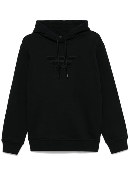 Logo cotton hoodie