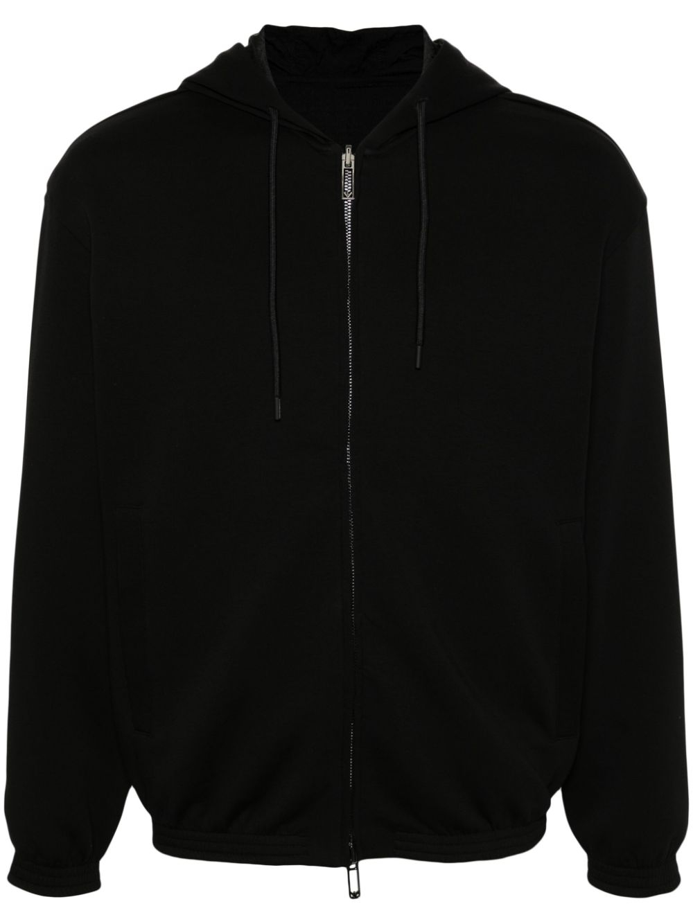 Cotton zipped hoodie