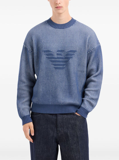 Wool crewneck sweater