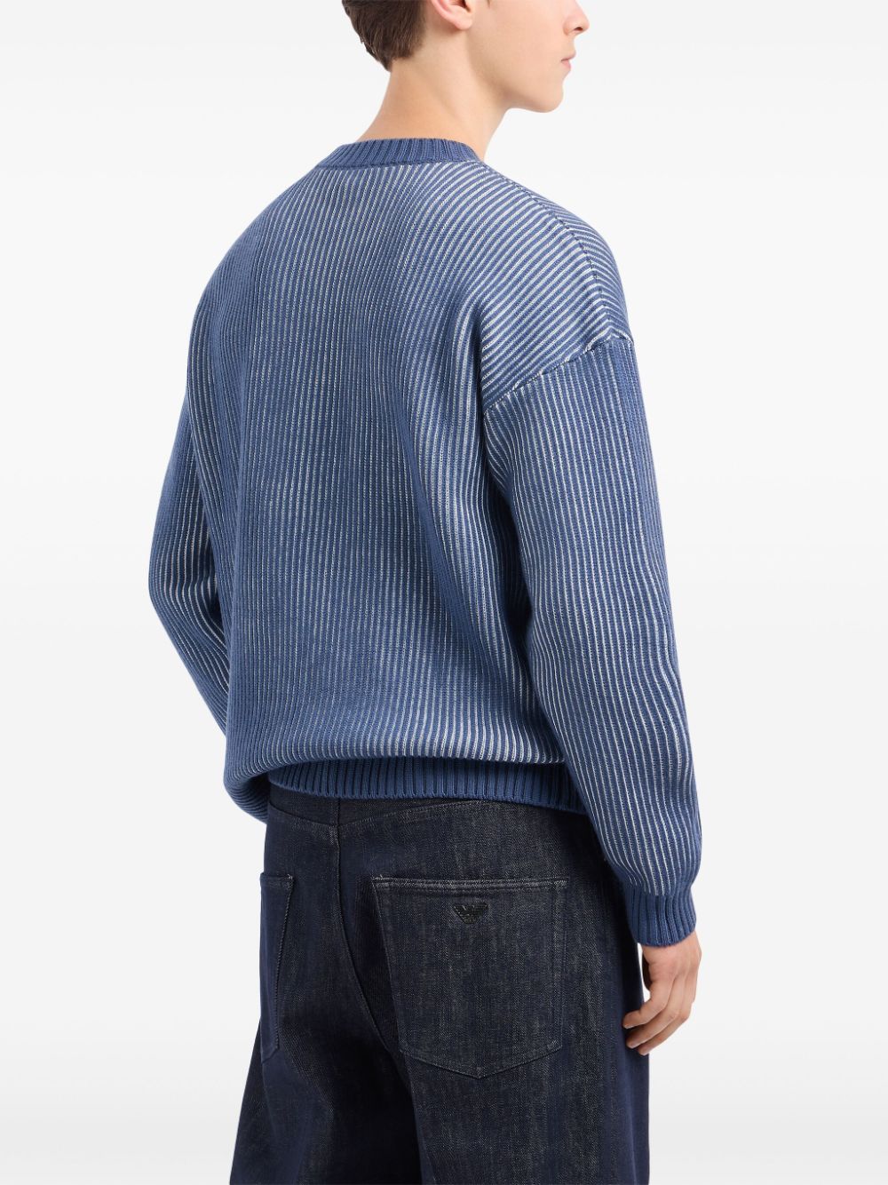 Wool crewneck sweater