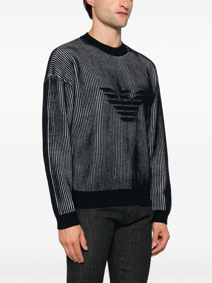 Wool crewneck sweater