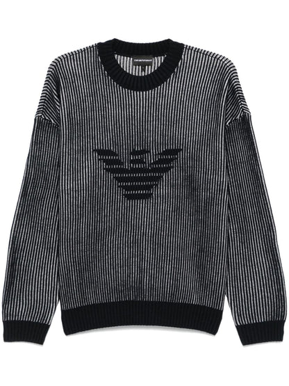 Wool crewneck sweater