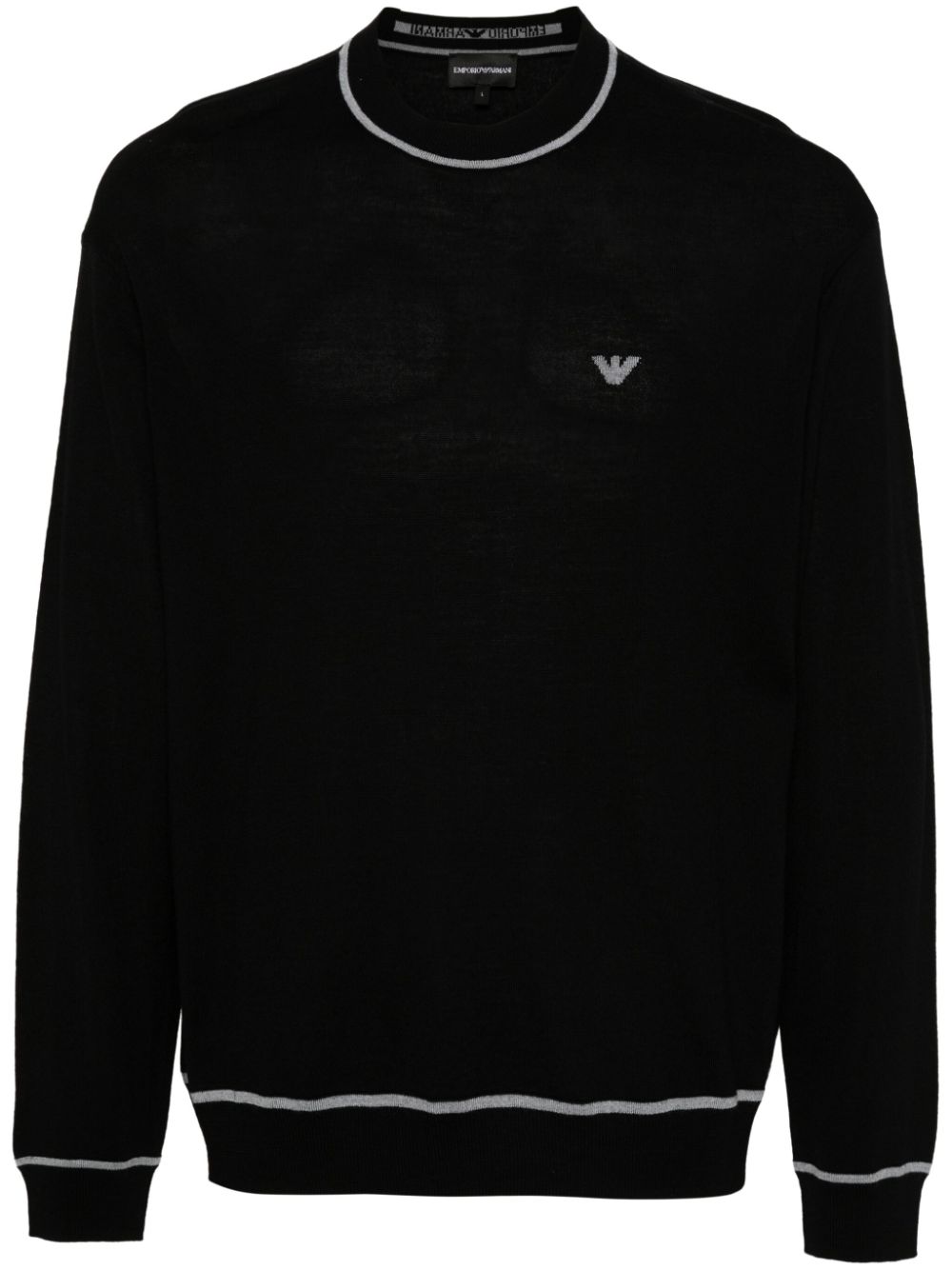 Logo wool sweater