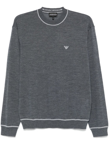 Logo wool sweater