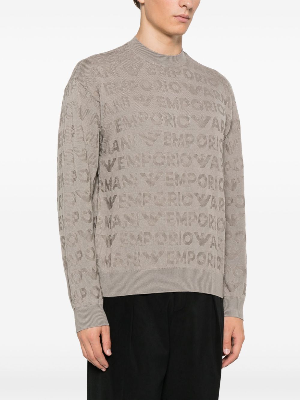 Wool crewneck sweater