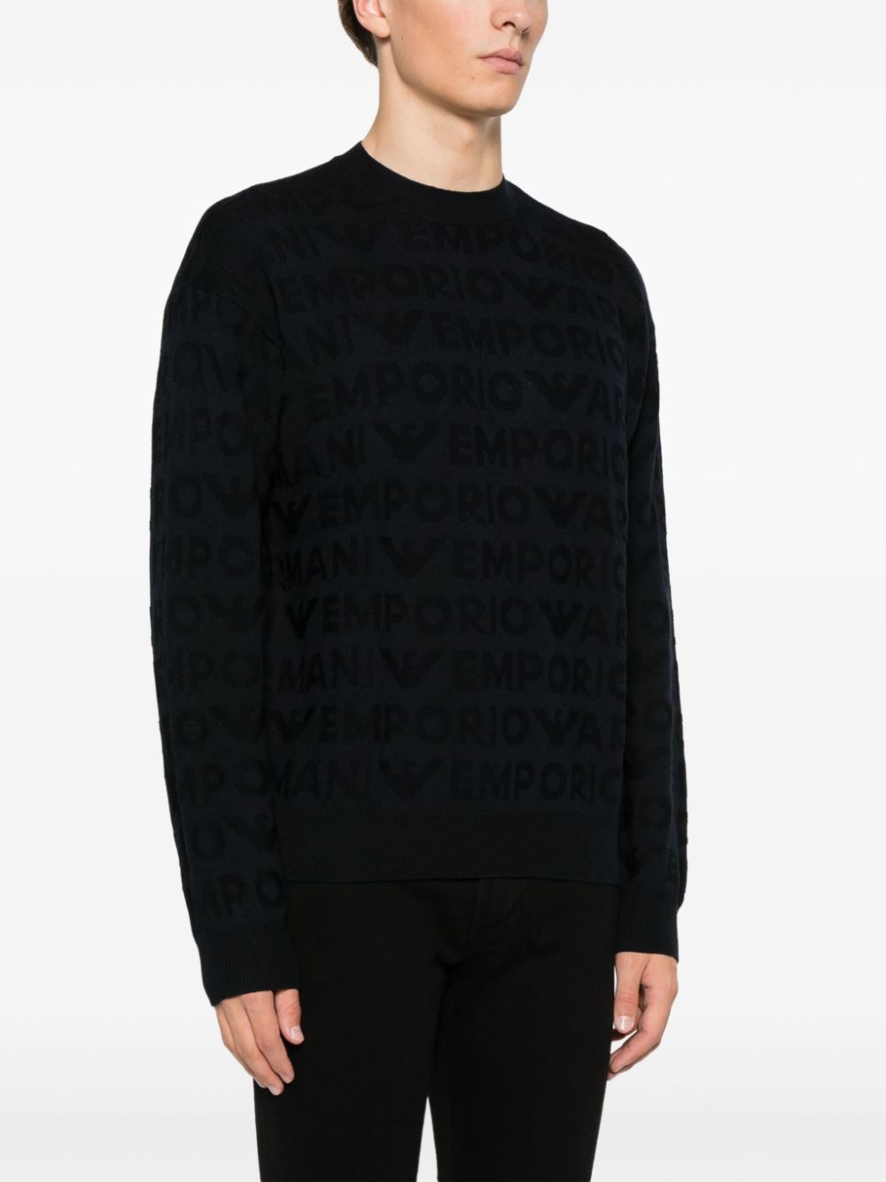 Logo wool sweater