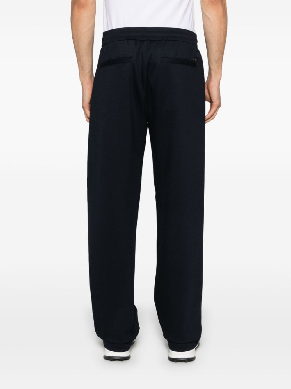 Wool blend trousers