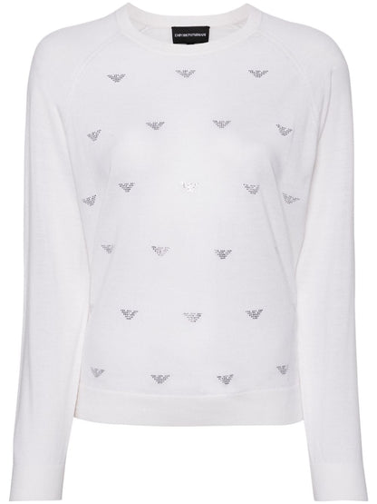Wool crewneck sweater