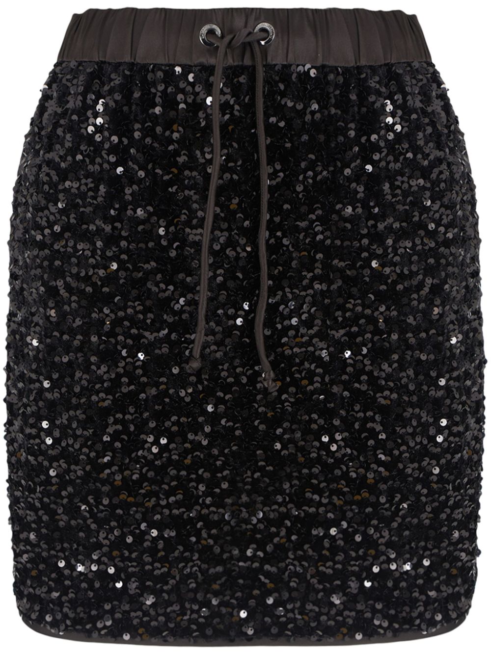 Sequined mini skirt