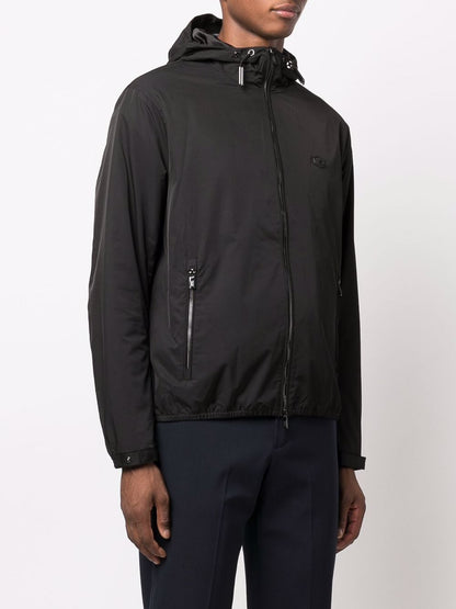 Nylon blouson jacket