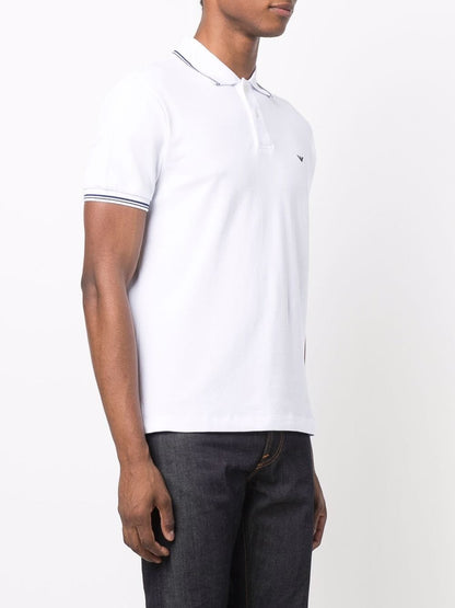 Logo cotton polo shirt