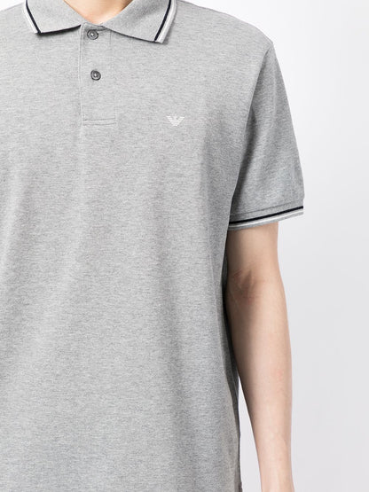 Logo cotton polo shirt