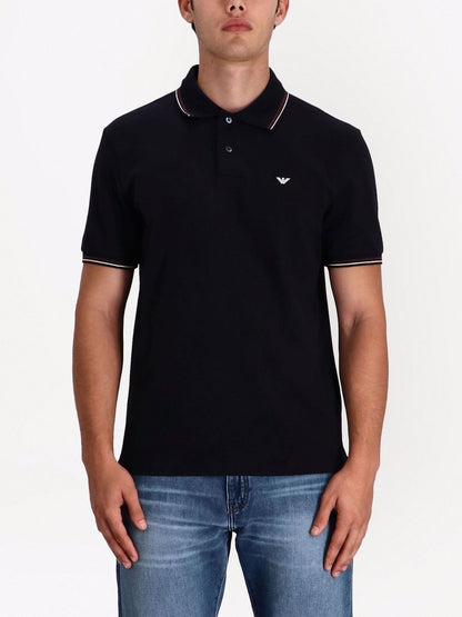 Logo cotton polo shirt