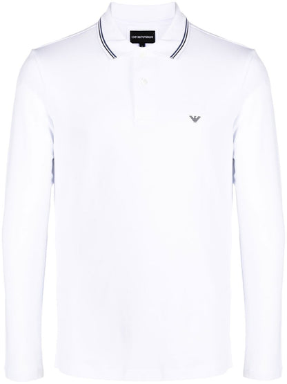 Logo cotton polo shirt