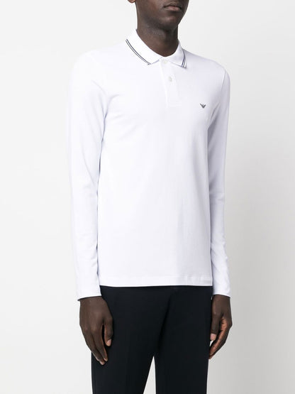 Logo cotton polo shirt