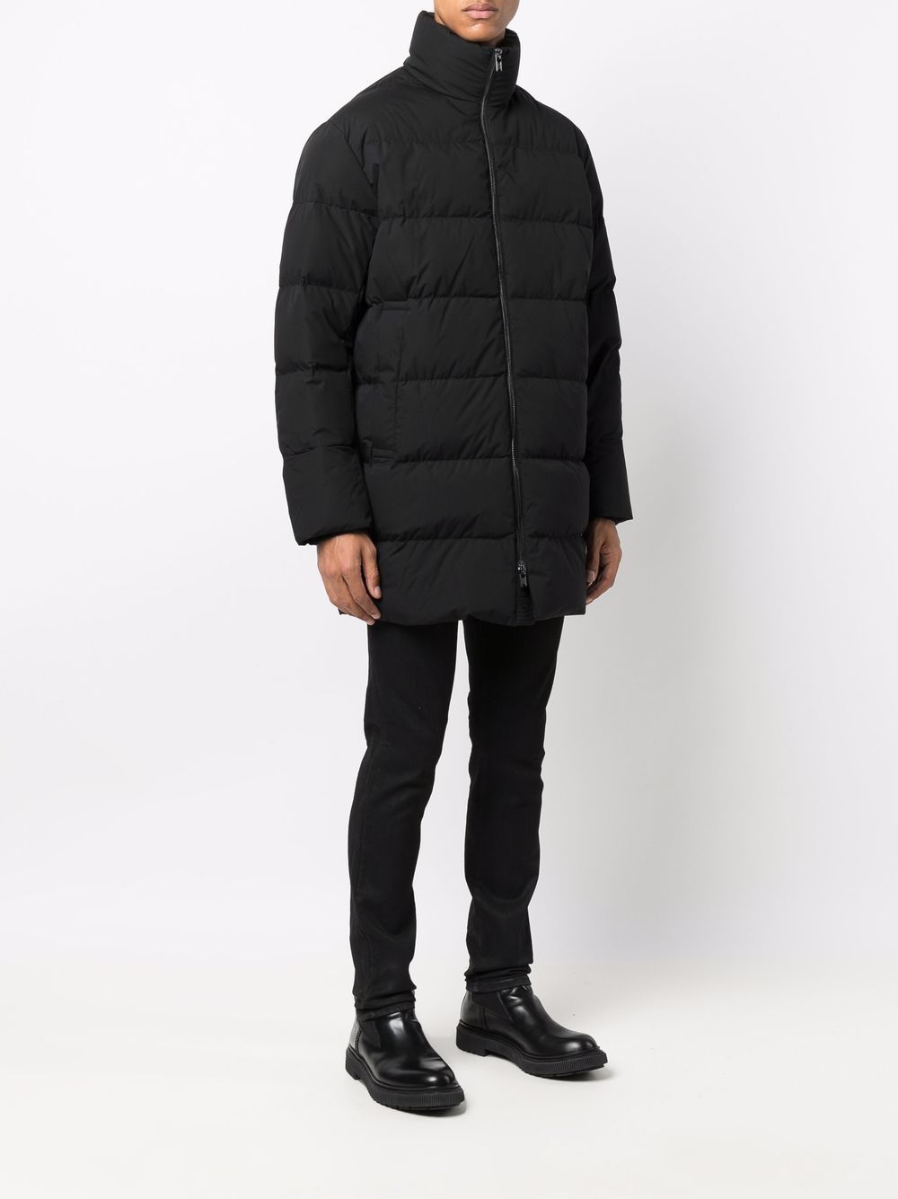 Nylon down jacket