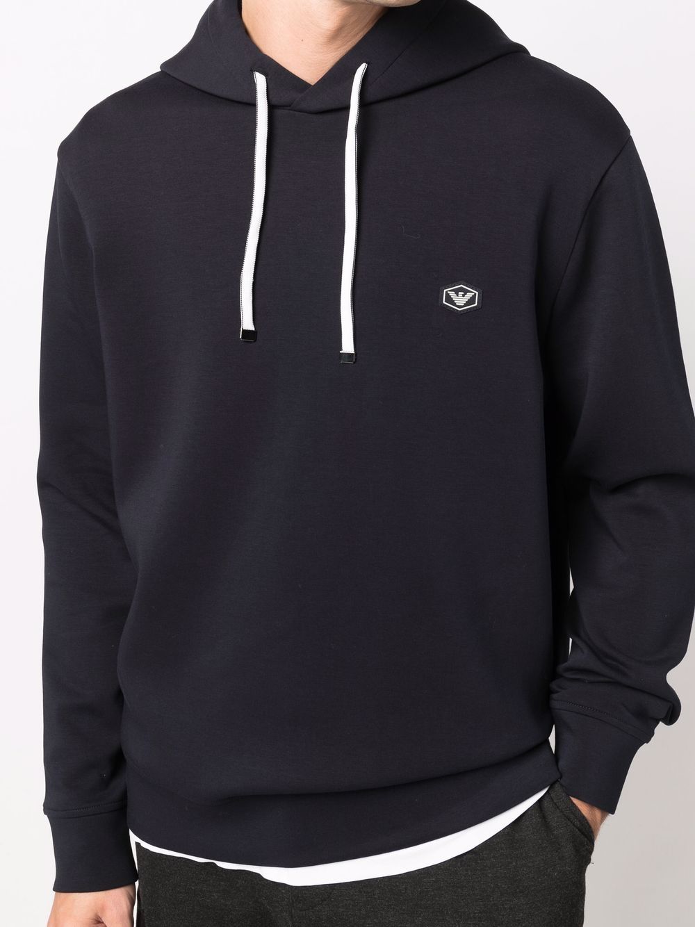 Logo cotton hoodie