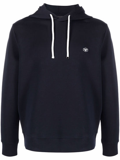 Logo cotton hoodie