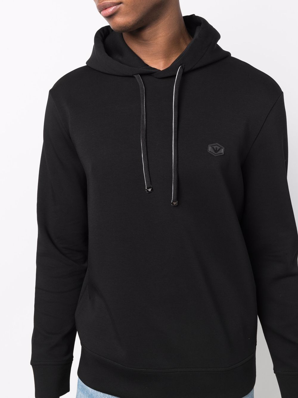 Logo cotton hoodie