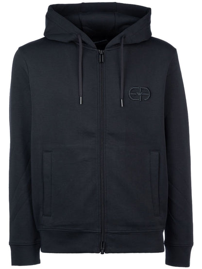 Logo cotton hoodie